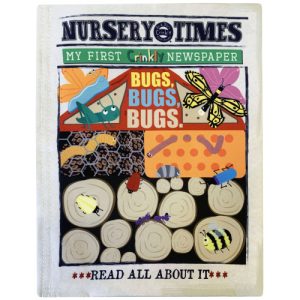 Nursery Times Crinkly Newspaper - Bugs Bugs Bugs