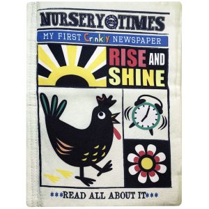 Nursery Times Crinkly Newspaper - Rise & Shine