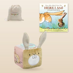 Guess How Much I Love You StorySack (Baby) – Here I Am! Finger Puppet Book, Activity Cube and StorySacks bag