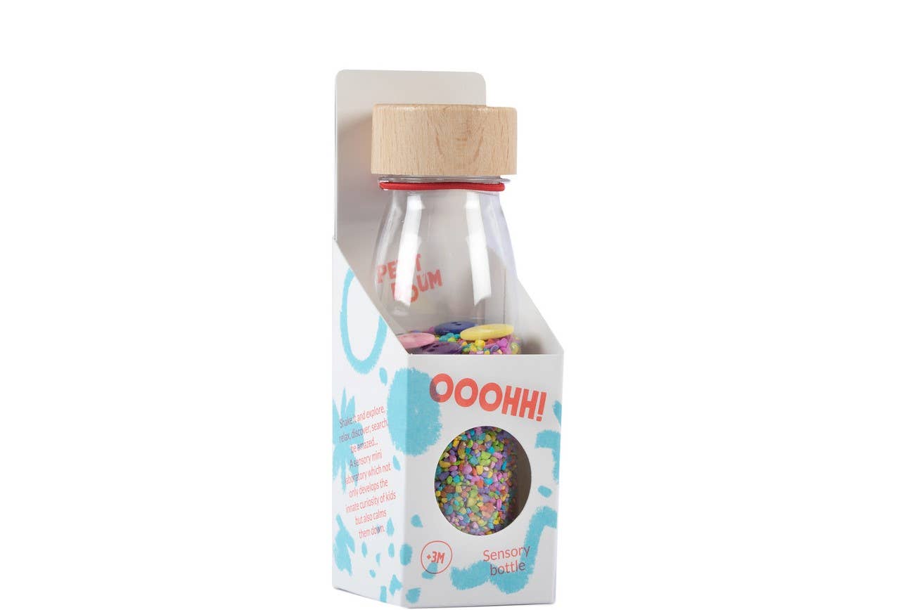 Petit Boum Buttons Sensory Sound Bottle