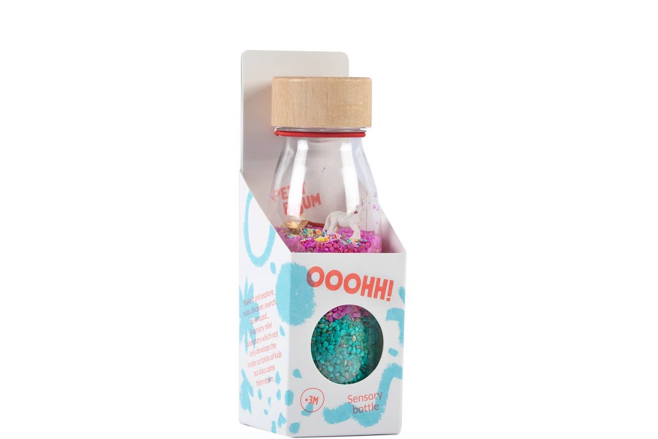 Petit Boum Unicorn Sensory Sound Bottle