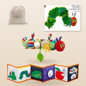 The Very Hungry Caterpillar StorySack (Baby) – board book, Unfold & Discover soft book, Activity Toy and StorySacks bag